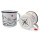 Emaille Tasse mit Berg- und Kompassmotiv (350 ml oder 450 ml)
