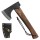 Axt „Viking“ mit Holzstiel und Lederscheide