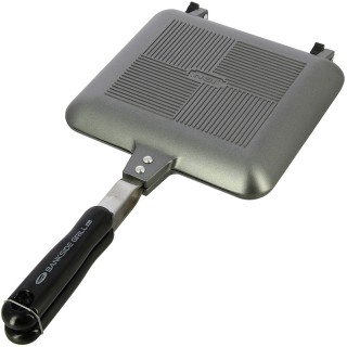 XL Sandwich Maker „Bankside Grill“ für offenes Feuer oder Gasgrill