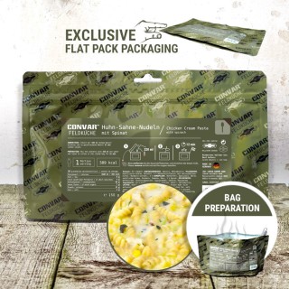 Convar Feldküche Huhn Sahne Nudeln (150 g)