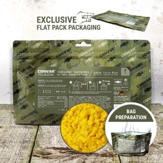 Convar Feldküche Indischer Curryreis mit Huhn und Ananas (165 g)