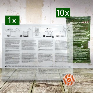 Convar Feldküche Heizbeutelsystem: 10x Heizelement + 1x Beutel