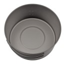 Toaks Titanium 900 ml D130 mm Pot - ultraleichter Topf mit Deckel und Klappgriffen aus Titan