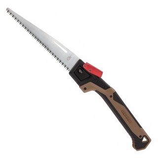 Gerber Bushcraft Folding Saw - Klappsäge mit 3-fach geschliffenen Zähnen im Nylon-Holster
