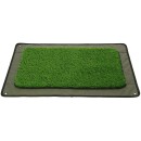 Zeltmatte 76 x 51 cm mit Kunstrasen - NGT Bivvy Mat
