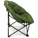Klappbarer Campingstuhl "Sphere Moonchair" in Kugelform mit Tasche in Oliv