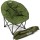 Klappbarer Campingstuhl "Sphere Moonchair" in Kugelform mit Tasche in Oliv