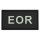 3D Patch EOR, fluoreszierender Schriftzug („Explosive Ordnance Reconnaissance“)