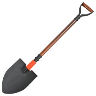 Klappbare Schaufel 97 cm mit Buchenholzstiel und D-Griff