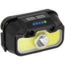 NGT LED-Stirnlampe &bdquo;Profiler&ldquo; mit Spot- und Flood-Licht, Bewegungssensor und USB-C