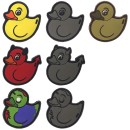 3D Patch Ente in Gelb, Grau oder Beige, auch als Teufel...