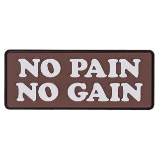3D Patch „No Pain No Gain“ mit...