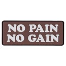 3D Patch „No Pain No Gain“ mit...