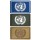 3D Patch UN United Nations - Flagge der Vereinten Nationen