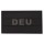 Taktischer 3D Patch Deutschland DEU in Schwarz (5,5 x 3 cm)