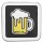 3D Patch Bierkrug 4,4 x 4,4 cm in verschiedenen Farbvarianten