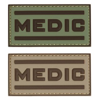 3D Patch Medic in Oliv oder Desert mit Klettfläche