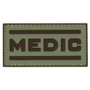 3D Patch Medic in Oliv oder Desert mit Klettfläche