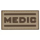 3D Patch Medic in Oliv oder Desert mit Klettfl&auml;che