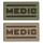3D Patch Medic in Oliv oder Desert mit Klettfläche