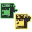 3D Patch Warnschild „Caution Beware of...