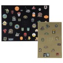 Patchwand mit Flauschfläche zum Anbringen von...