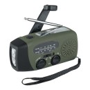 Kurbelradio mit FM-/AM-Empfang, LED, Notsignal,...