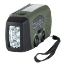 Kurbelradio mit FM-/AM-Empfang, LED, Notsignal,...