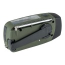 Kurbelradio mit FM-/AM-Empfang, LED, Notsignal, Solarzelle und USB-C