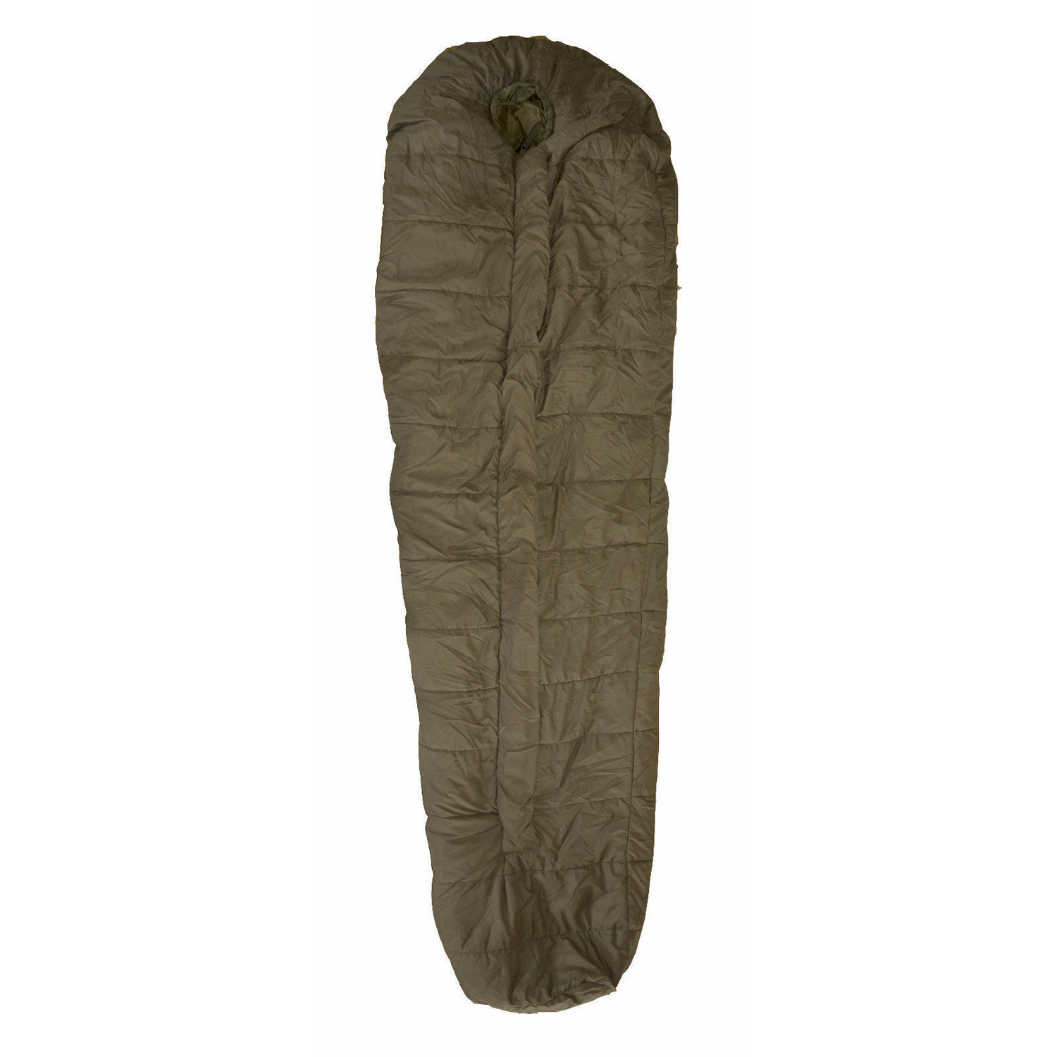BW Schlafsack Allgemein II mit Packsack, gebraucht, 200 cm, 2-Wege-Reißverschluss, guter Zustand