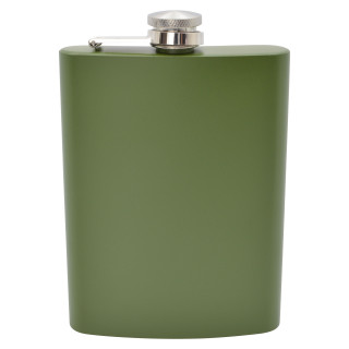 Edelstahl Flachmann in Oliv - 225 ml (8 oz)
