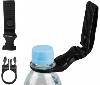 Flaschenhalter für PET-Flaschen, in Schwarz