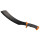 Haumesser aus Stahl mit Nylonscheide, schwarz (49 cm Buschmesser / Machete)