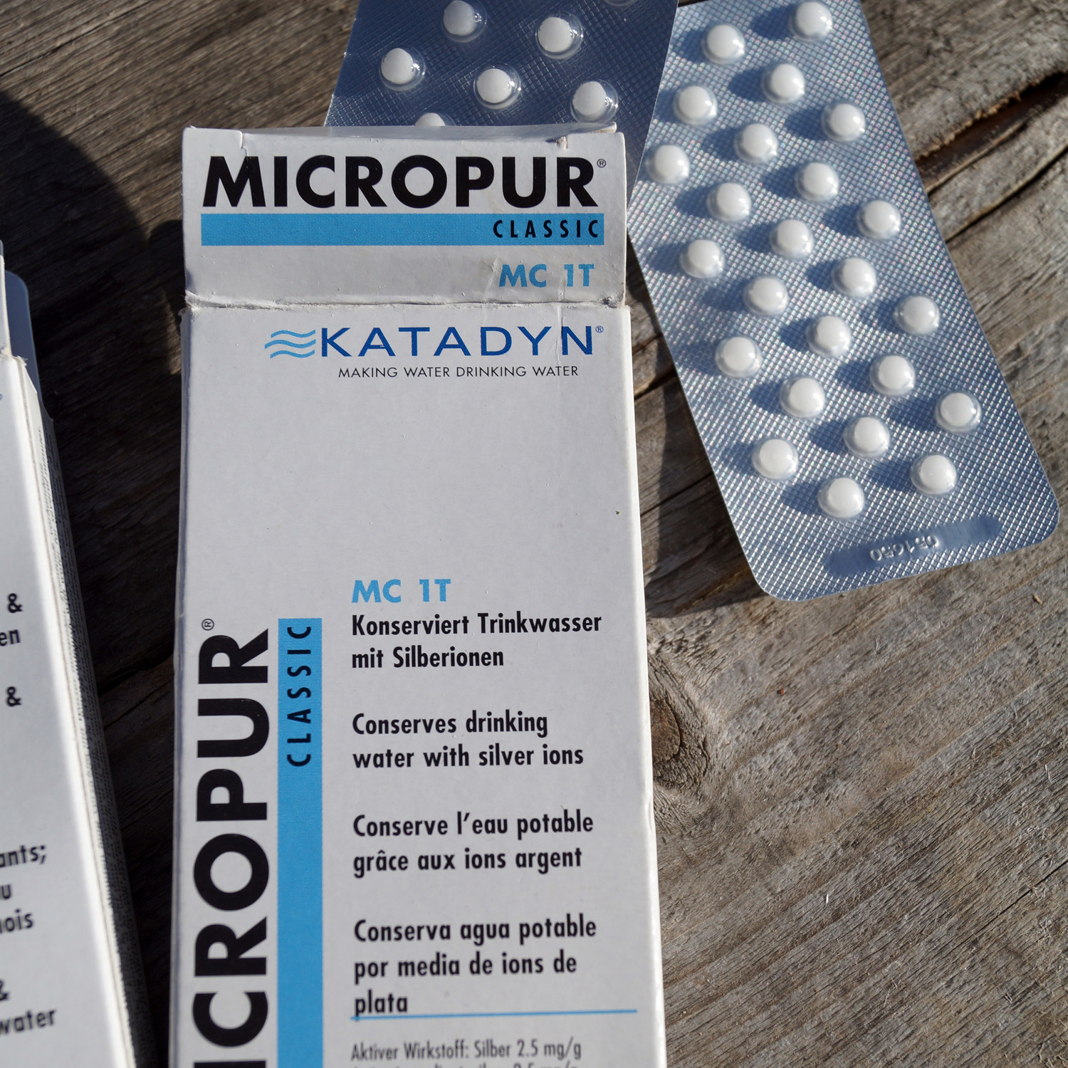 Katadyn Micropur Classic Trinkwasserkonservierung als Tabletten, Pulver und  Flüssigkeit - Simigu Outdoor Equipment