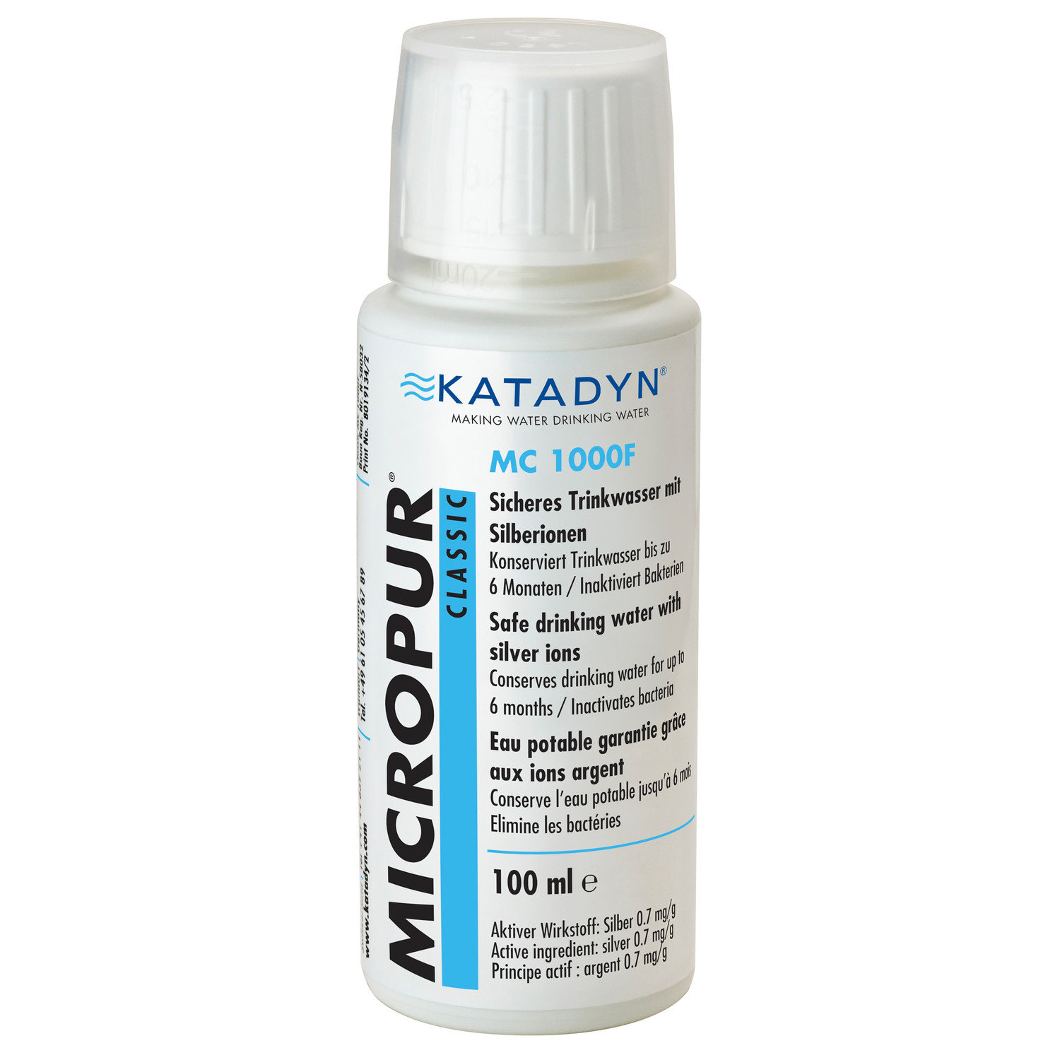 Katadyn Micropur Classic Trinkwasserkonservierung MC 1.000F Flüssigkeit