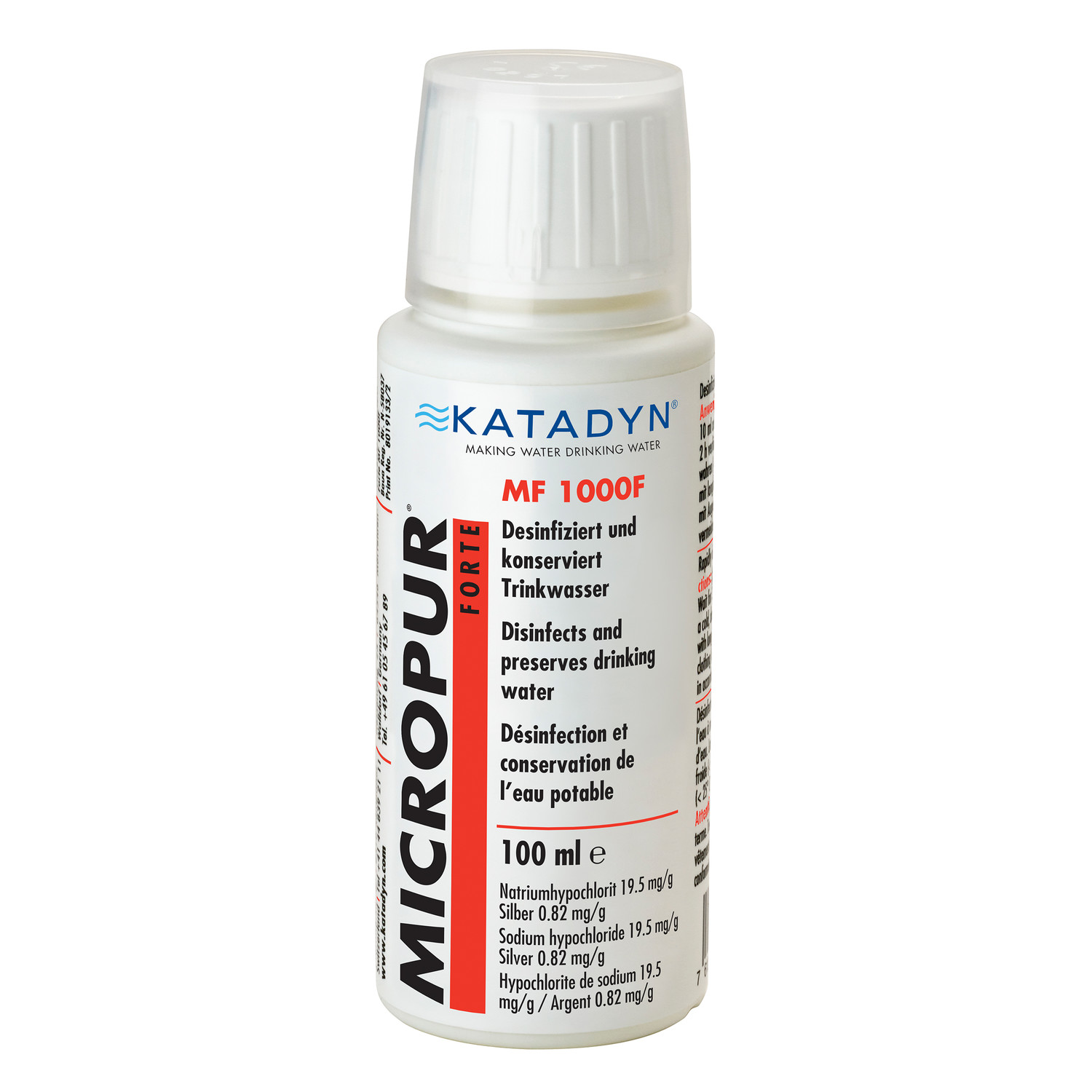 Katadyn Micropur Forte Wasserdesinfektion MF 1.000F Flüssigkeit