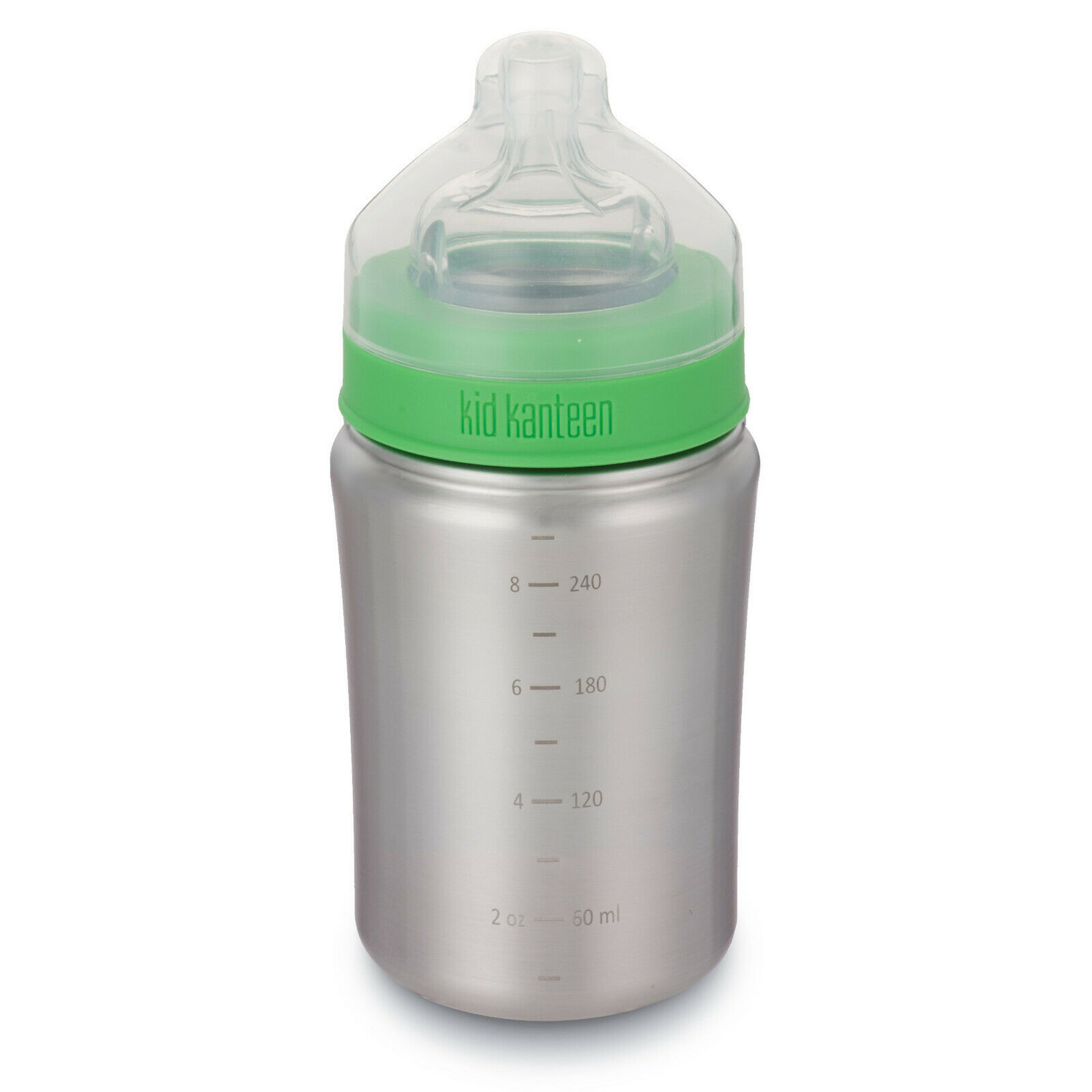 Klean Kanteen Baby Bottle: 267 ml Flasche + Sauger 6+ Monate, mittel