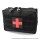 Klett-Abzeichen 5 x 5 cm Gummi Patch Erste Hilfe / First Aid