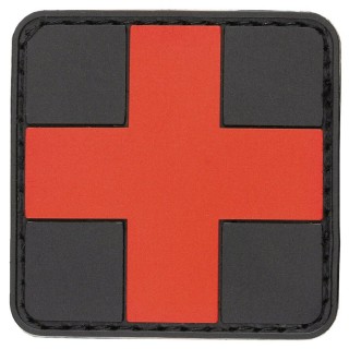 Klett-Abzeichen Erste Hilfe Schwarz / Rot 5 x 5 cm