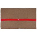 Schweizer Wolldecke 200 x 150 cm in braun (f&uuml;r Outdoor &amp; Camping oder als Pferdedecke)