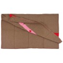 Schweizer Wolldecke 200 x 150 cm in braun (f&uuml;r Outdoor &amp; Camping oder als Pferdedecke)