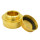 Spiritus Kocher Dose mit Deckel aus Messing