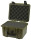 Stabile Kunststoff Box mit Schaumstoffeinsatz, wasserdicht, Oliv (26,7 x 23,9 x 17,6 cm)