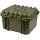 Stabile Kunststoff Box mit Schaumstoffeinsatz, wasserdicht, Oliv (26,7 x 23,9 x 17,6 cm)