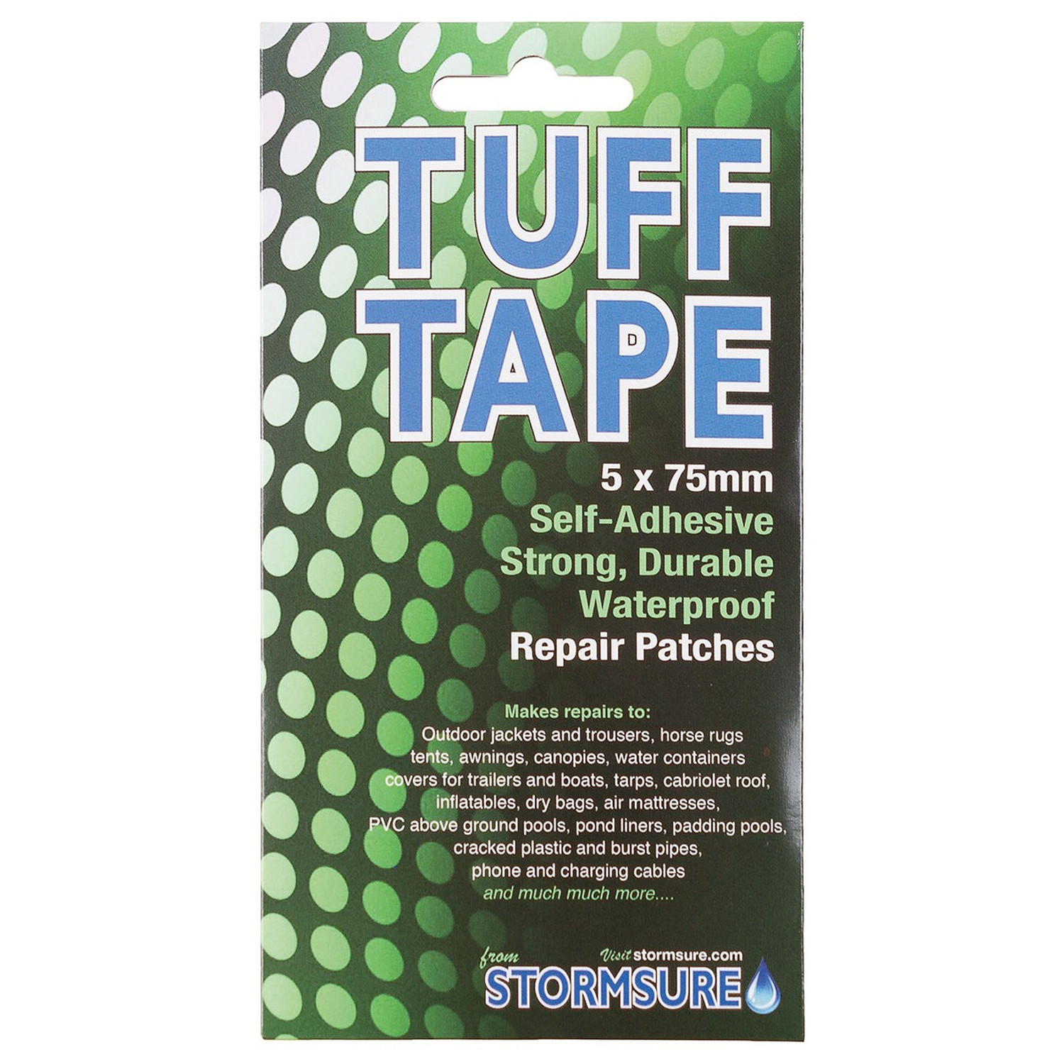 Stormsure Tuff Tape: 5 Patches à 75 mm Durchmesser