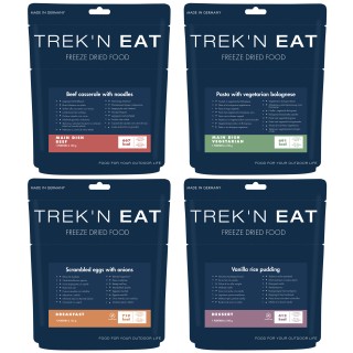 Trekn Eat Outdoornahrung, gefriergetrocknet - alle Sorten...