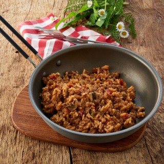 Trekn Eat Rindfleisch Stroganoff mit Reis